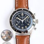 Blancpain Factory Air Force Commander  Silver steel case diameter 42.5mm Watch